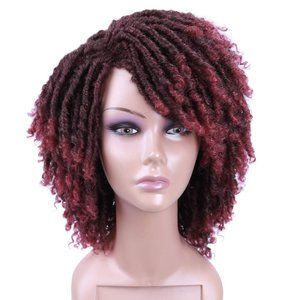 Burgundy DreadLocks Kinky Wig